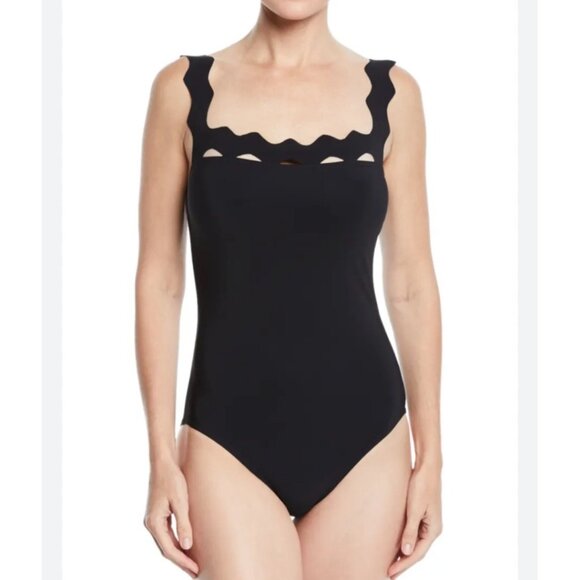 Karla Colletto Womens Sz 10 Havana One-Shoulder One-Piece Swimsuit - Picture 1 of 13